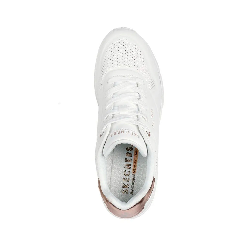 ZAPATILLAS SKECHERS 177520WHT MUJER UNO WEDGE