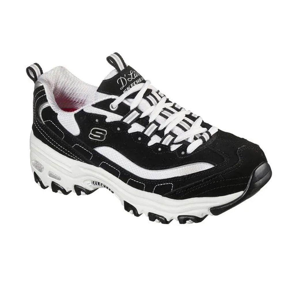 ZAPATILLAS SKECHERS MUJER 11930BKW  D´LITES