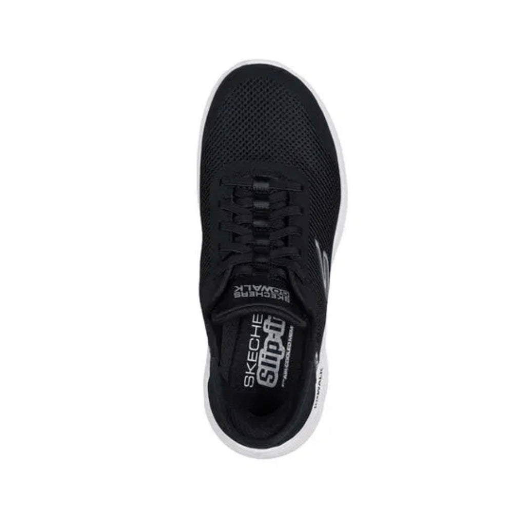 ZAPATILLAS SKECHERS MUJER 124836BKW GO WALK FLEX