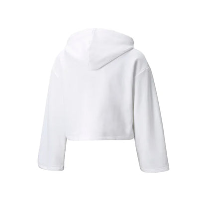 POLERA PUMA MUJER CON CAPUCHA CROPPED