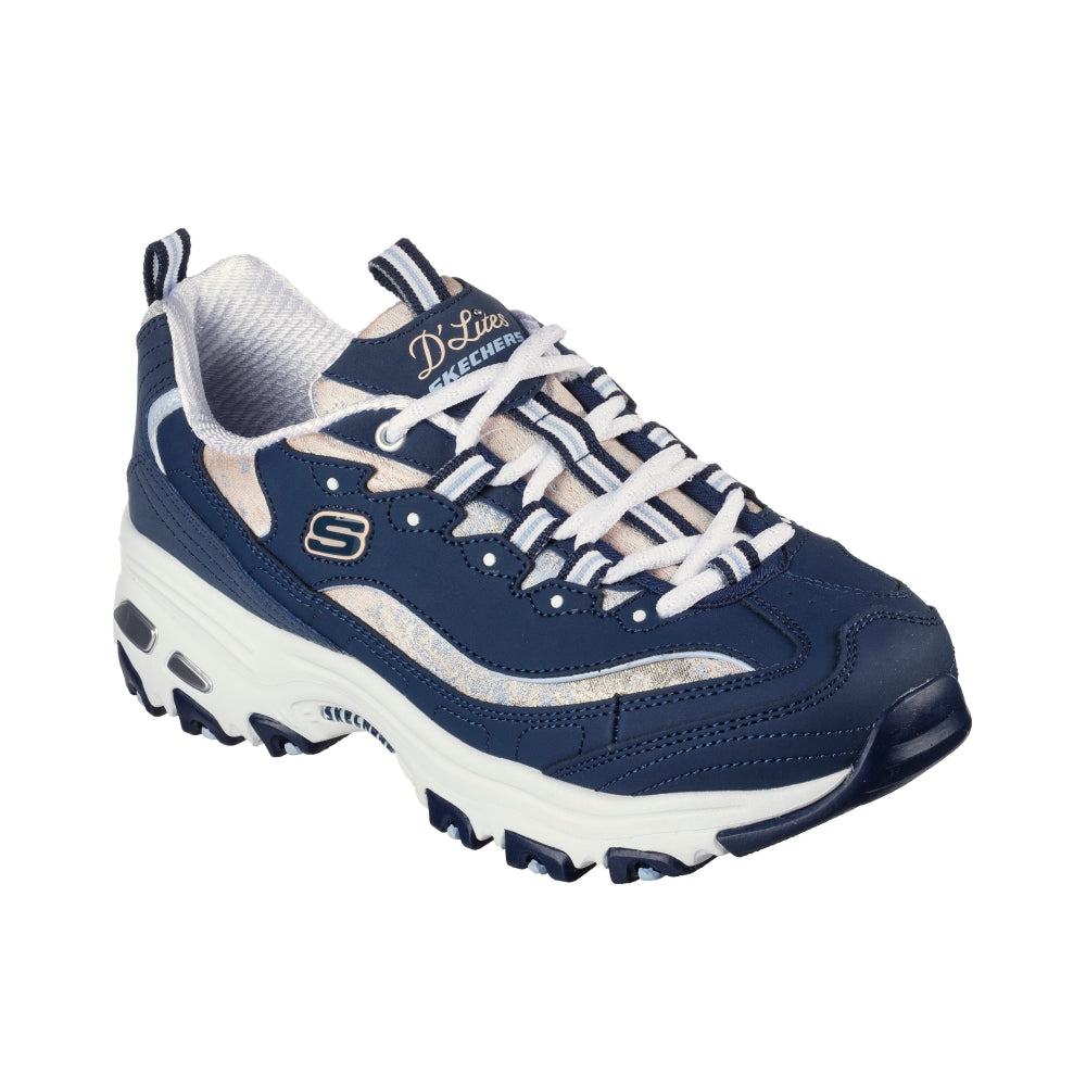 ZAPATILLAS SKECHERS MUJER 149793NVMT D’LITES